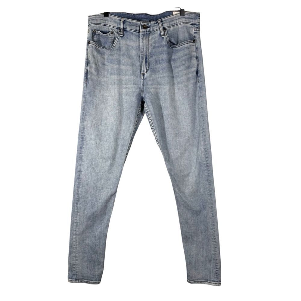 Rag & Bone Standard Issue Skinny Fit Jeans Light Wash Stretch Men’s 34x32